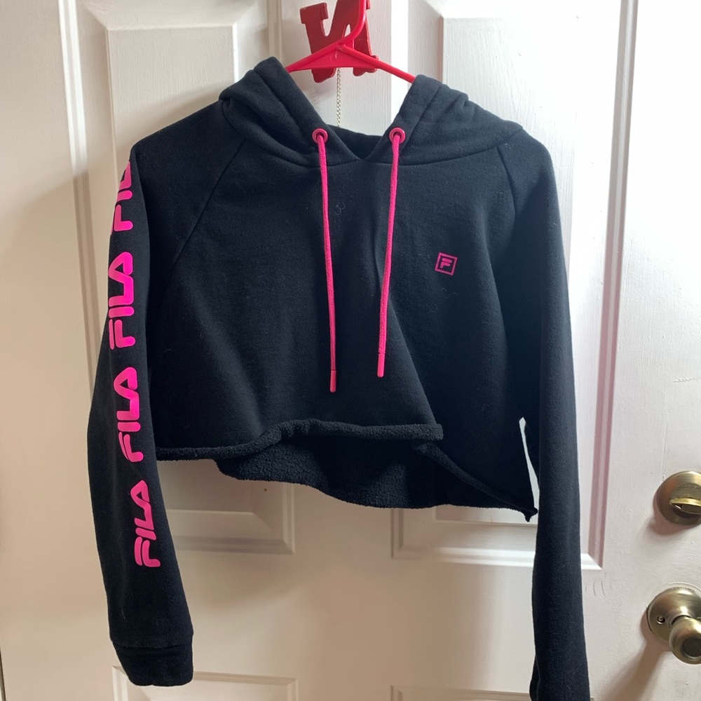 Fila cropped hoodie